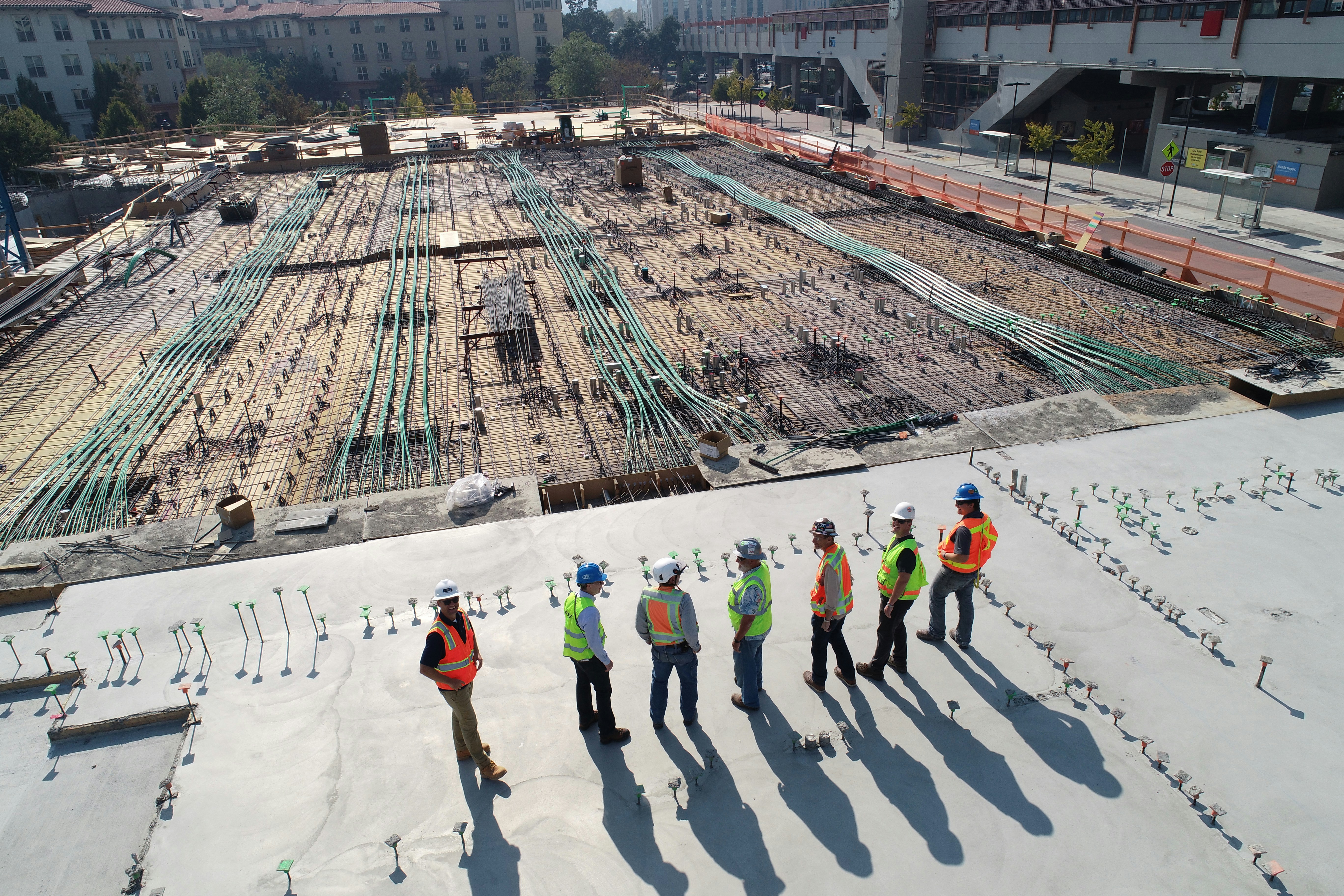 Diarch Group site team on a project
